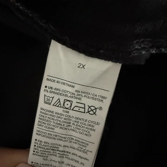 Women’s Old Navy Active Dynamic Fleece Full-Zip Black Hoodie Sweatshirt - Picture 8 of 9